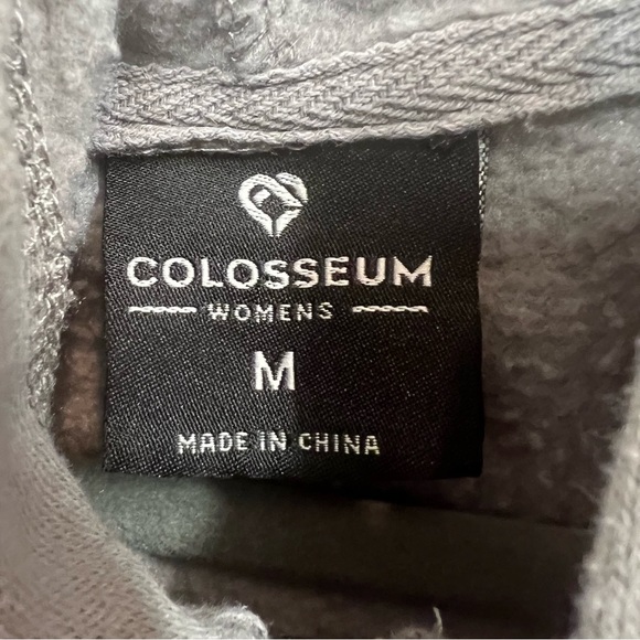 OHIO STATE Hoodie by Colosseum Women’s Size M Red/Gray 1/4 Zip/Drawstring - Picture 7 of 11